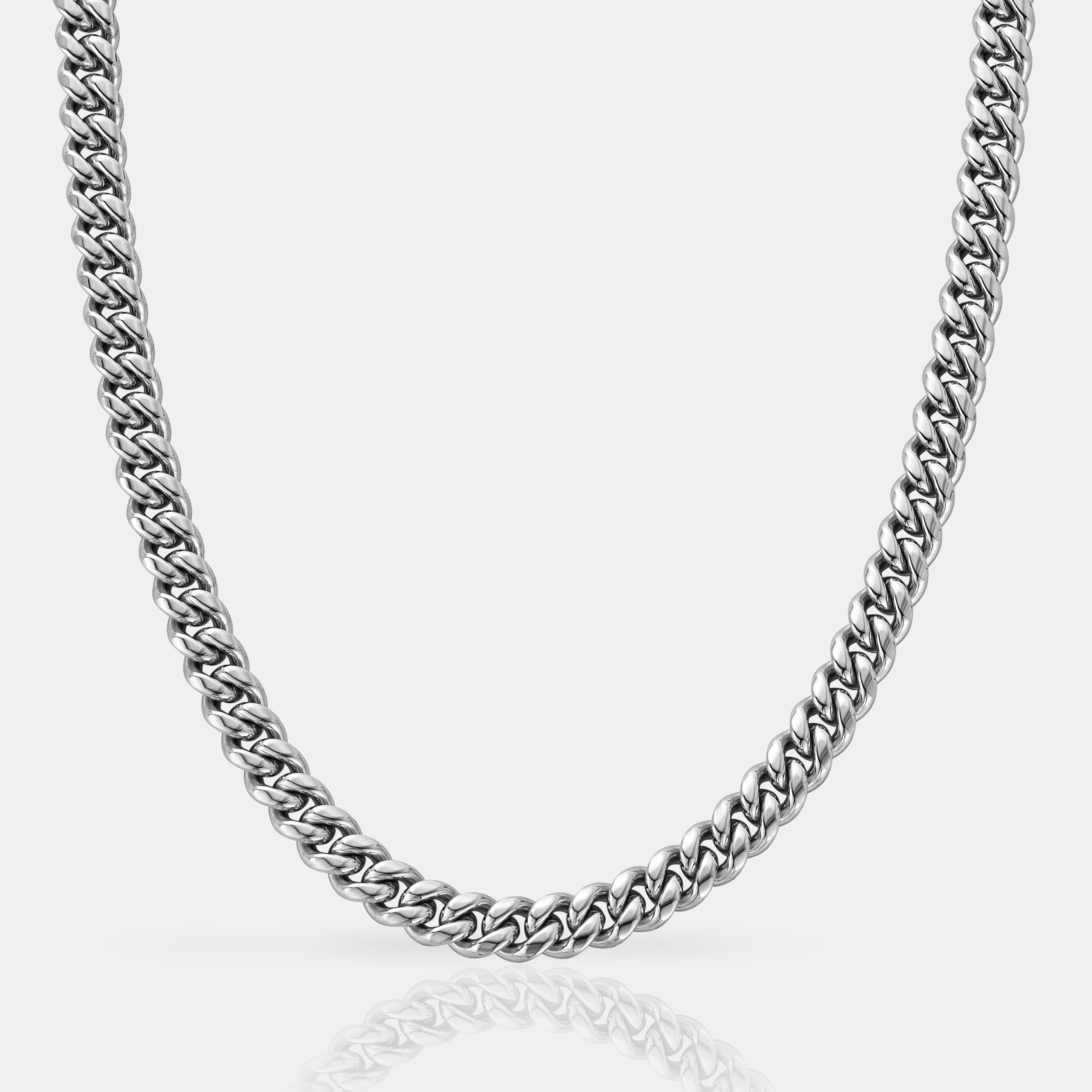CRAFTD Cuban (Silver) 8mm — 50cm